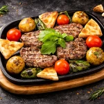 لحم عجل تندر (لوكوم) بالزبدة