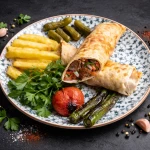 سندويشة شقف لحمة صغيرة