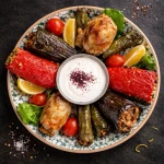 طبق محاشي مشكّل