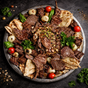 طبق رشاد أفندي الخاص - بدون دجاج (لشخص 1-2-3-4 أشخاص)